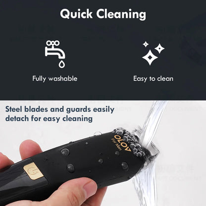 All in One Mens Grooming Kit Beard Hair Trimmer Cordless Hair Clippers Electric Razor for Beard Nose Face